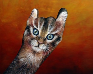 Читать далее о этой статье Рисунки животных на руках — Слайдшоу