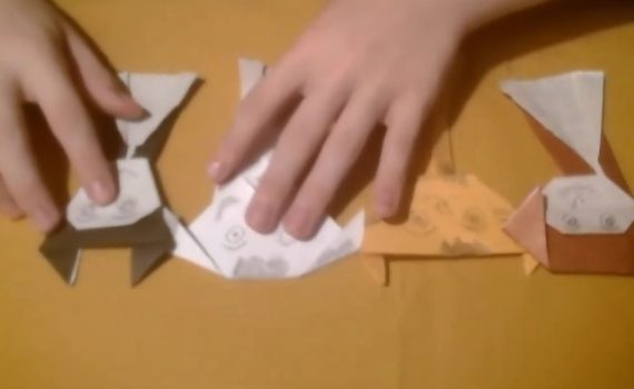 Оригами Стаса c уроком английского