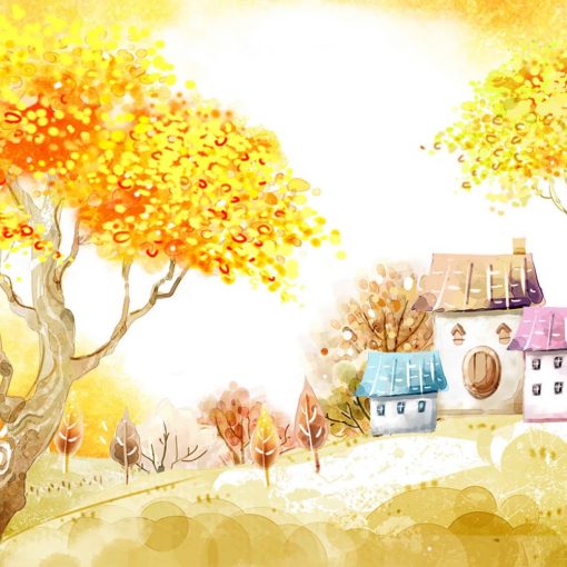 Текст песни про осень - Осень-раскрасавица