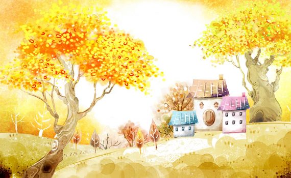 Текст песни про осень - Осень-раскрасавица